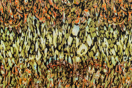 texture of print fabric striped leopard for background