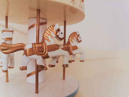 carousel, music box, melodyの写真素材