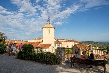 View of the old town.の写真素材