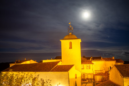 Night view of the city of Cordoba, Andalusia, Spainの写真素材