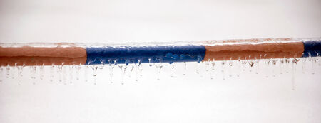 Dogs jump over it, but not in the winter.の写真素材