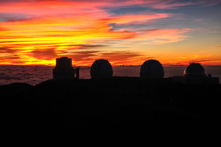 Big Island Sunsetの写真素材