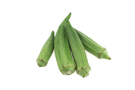 Fresh Okra Vegetableの写真素材