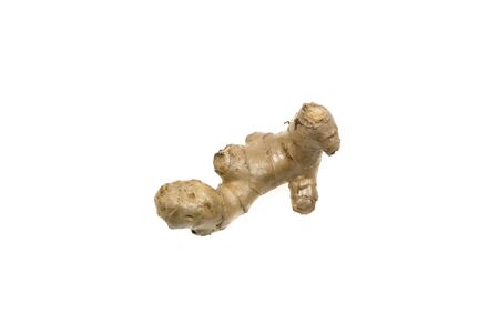 Ginger Root on white backgroundの写真素材