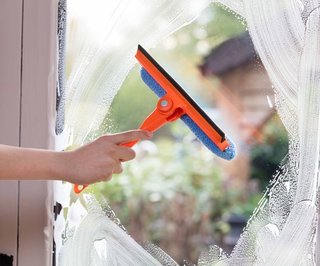 window squeegeeの写真素材