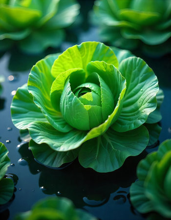 Close-up of a Green Leafy Plantの素材
