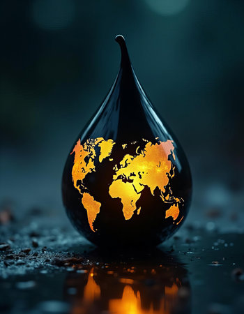 Oil drop. energy of earthの素材