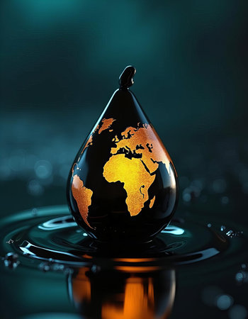 Oil drop. energy of earthの素材