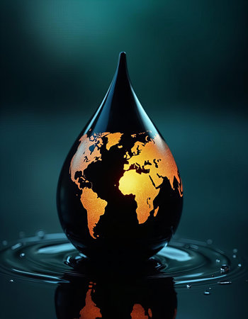 Oil drop. energy of earthの素材