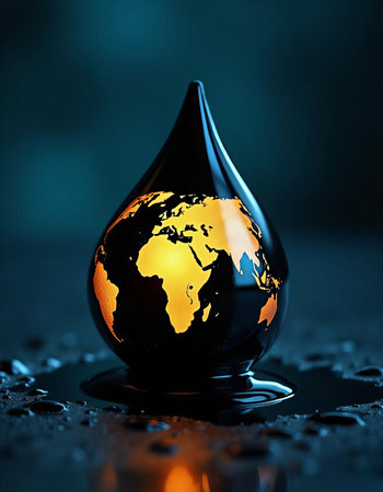 Oil drop. energy of earthの素材