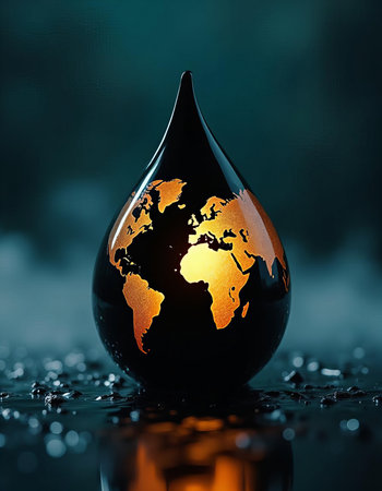 Oil drop. energy of earthの素材