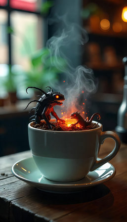 Playful Coffee Monstersの素材