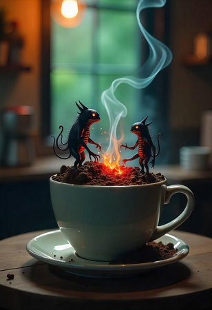 Playful Coffee Monstersの素材