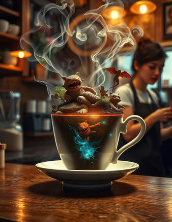 Playful Coffee Monstersの素材