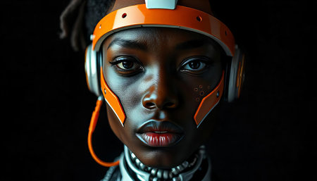 Futuristic Cyborg Portraitの素材