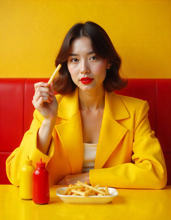 Stylish French Fries Momentの素材