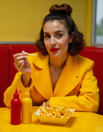 Stylish French Fries Momentの素材