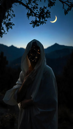 Starry Face in Twilightの素材