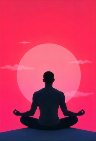 Meditation at Sunsetの素材