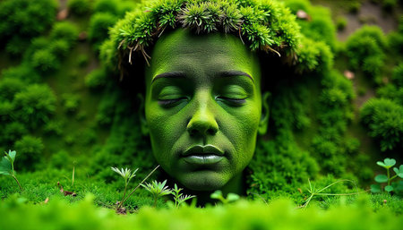 Green Nature Faceの素材