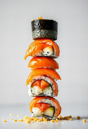 Stacked Sushi Towerの素材