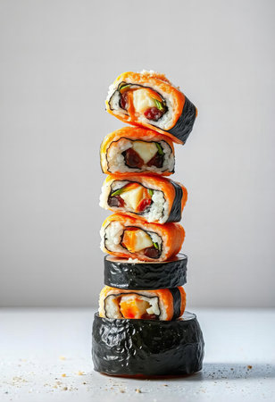 Stacked Sushi Towerの素材