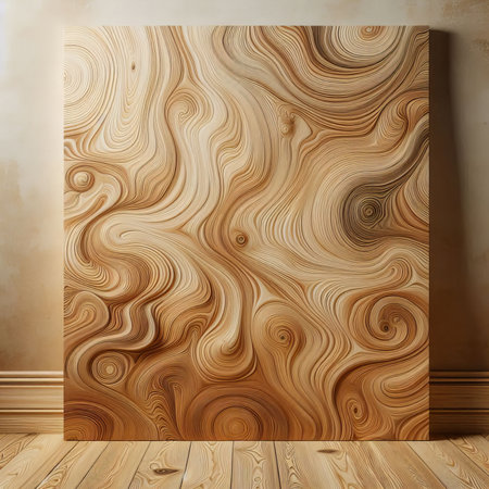 Smooth Pine Wood Texture Backgroundの素材