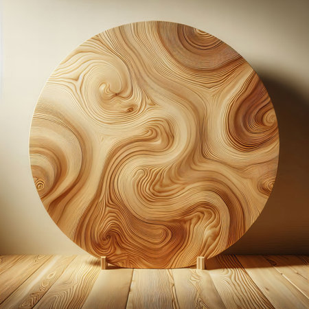 Smooth Pine Wood Texture Backgroundの素材