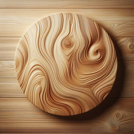 Smooth Pine Wood Texture Backgroundの素材