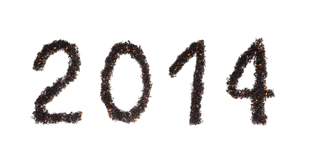 2014 number written with berryの写真素材