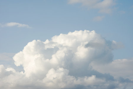 Sky with large cumulus cloudの写真素材