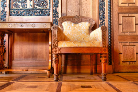 Expensive vintage chair.の写真素材