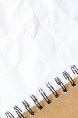 Texture of crumpled paperの写真素材