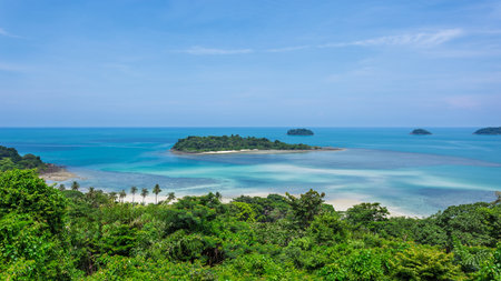 Tropical island in the sea, Koh Samui, Thailand