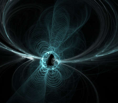 Cyan energy vortex