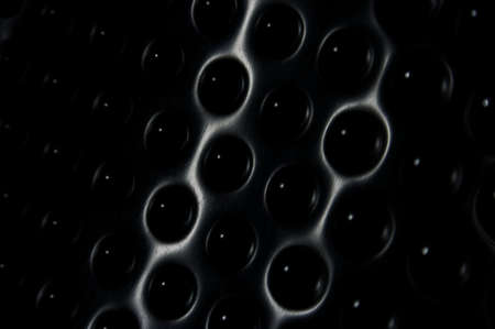 Alien dark futuristic celled textureの写真素材