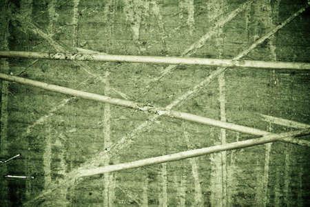 Cut damaged grunge wooden background