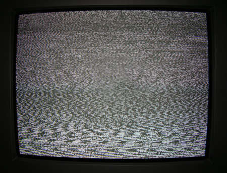        Empty  Tv Screen (No Signal)の写真素材