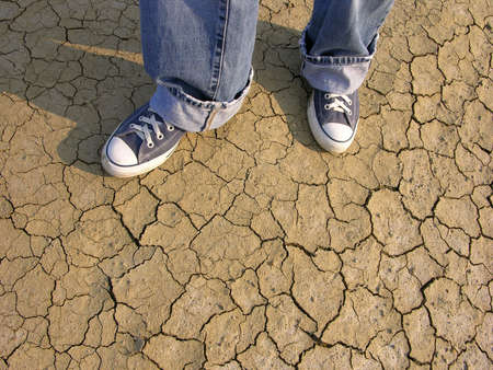 Walking In Desert