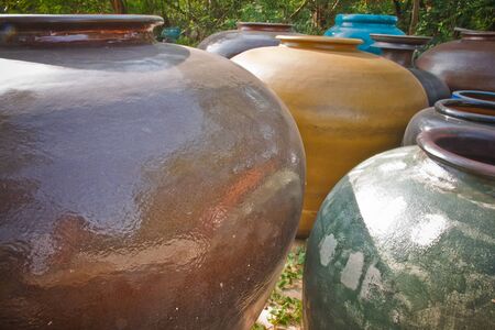 Water jar ceramicの写真素材