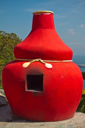 Furnace Photos a big red bottle gourdの写真素材