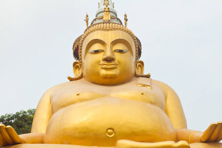 Picture close up Katyayana  Wat Mahanamの写真素材