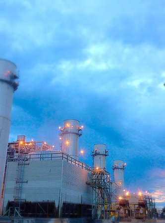 Industry plant in the morning