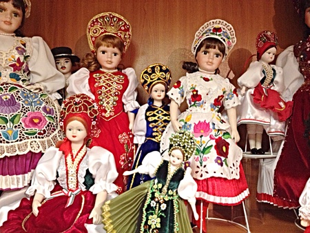 Small doll store for souvenirの素材