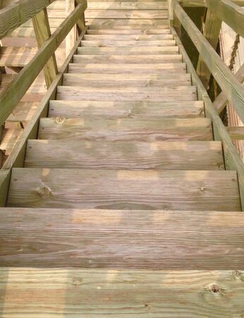 Pine stairs in the industryの素材