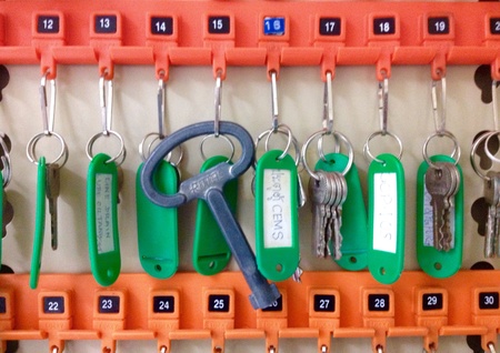 The key store in cabinet