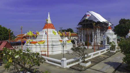 White Pagoda river with a high angle