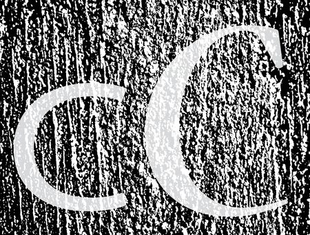 letter in grunge backgroundの写真素材