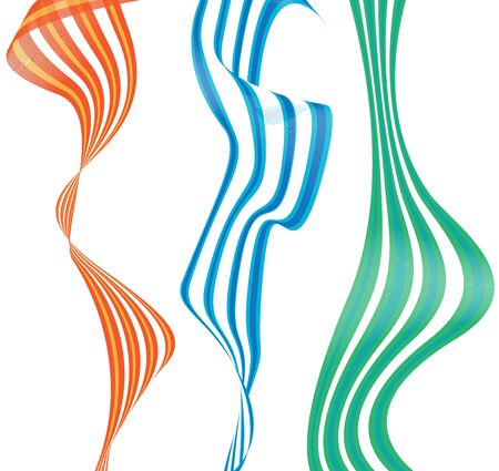 abstract wave  back groundの写真素材