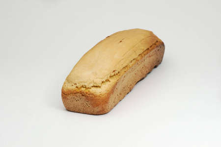 a loaf of bread in white background